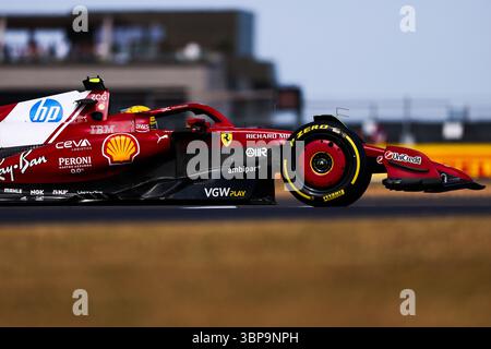 #44 Lewis Hamilton (GBR, Scuderia Ferrari HP), F1 Grand Prix von Großbritannien auf dem Silverstone Circuit am 4. Juli 2025 in Silverstone, Großbritannien. (Foto: HOCH ZWEI) Stockfoto