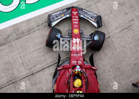 #44 Lewis Hamilton (GBR, Scuderia Ferrari HP), F1 Grand Prix von Großbritannien auf dem Silverstone Circuit am 5. Juli 2025 in Silverstone, Großbritannien. (Foto: HOCH ZWEI) Stockfoto