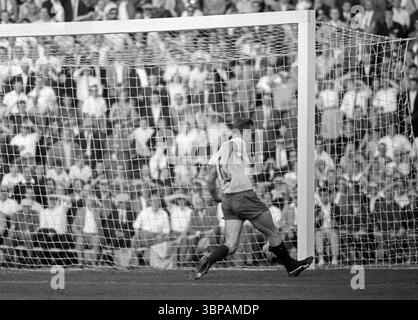 60er Jahre, Sport, Fußball, Regionalliga West, Regionalliga verklagt, 1965/1966, Aufstiegsspiel zur Bundesliga 1966/1967, Fortuna Düsseldorf gegen Kickers Offenbach 2-0, 04.06.1966, Rheinstadion Düsseldorf, Spielort, Reinhold Straus (F95) erzielt in der 69. Spielminute das 2-0 Tor Stockfoto