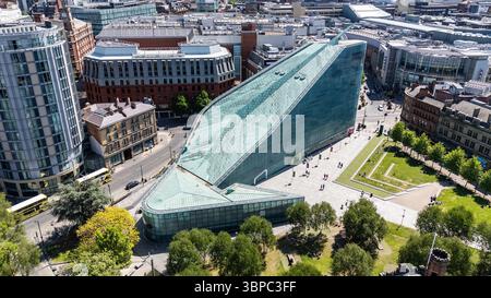 National Football Museum, Manchester, Vereinigtes Königreich Stockfoto