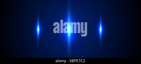 Laserlinien des Lichts. Horizontales Neonlicht. Horizontale Neon-Geschwindigkeitslinien. Leuchtende Streifen. Laserstrahlen. Vektorabbildung Stock Vektor