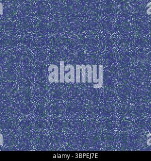 Abstraktes Muster. Verschiedene abgerundete Quadrate in mehreren Farben. Blau, Grau, Himmel, Ozean, Nebel. Saubere Vektordarstellung. Stock Vektor