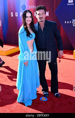 San Nardi und Frank Grillo bei der Weltpremiere des Kinofilms 'Superman' im TCL Chinese Theatre. Los Angeles, 07.07.2025 Stockfoto