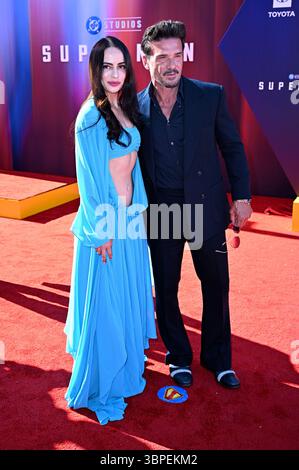 San Nardi und Frank Grillo bei der Weltpremiere des Kinofilms 'Superman' im TCL Chinese Theatre. Los Angeles, 07.07.2025 Stockfoto