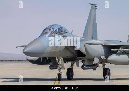 Konya, Türkei - 07.02.2025: Mehrere Kriegsflugzeuge aus der Türkei, den Vereinigten Staaten, Katar, Ägypten, Ungarn, die Luftstreitkräfte Aserbaidschans und Saudi-Arabiens versammeln sich für eine Stockfoto