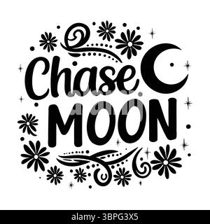 „Handbeschriftete Motivations- und inspirierende Zitate SVG-Dateien für Cricut- und Silhouette-Vinyl-Abziehbilder, T-Shirts, Becher, Wandkunst und DIY-Bastelprojekte Stock Vektor