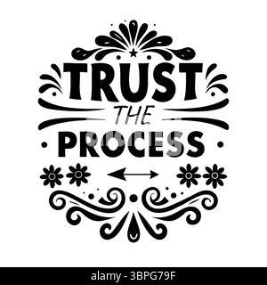 „Handbeschriftete Motivations- und inspirierende Zitate SVG-Dateien für Cricut- und Silhouette-Vinyl-Abziehbilder, T-Shirts, Becher, Wandkunst und DIY-Bastelprojekte Stock Vektor