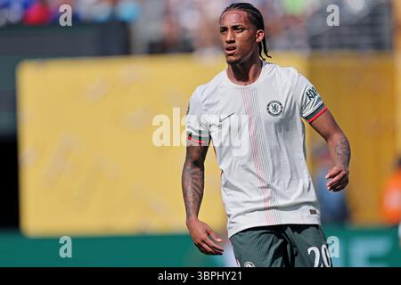 8. Juli 2025: East Ritherford, NJ, USA; Joao Pedro vom Chelsea FC, während des Spiels zwischen Fluminense und Chelsea FC, im Halbfinale der FIFA Club-Weltmeisterschaft 2025, im MetLife Stadium Stockfoto