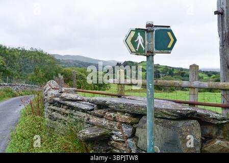 Eine ländliche Szene Wales, Großbritannien. Stockfoto
