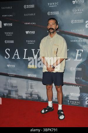 London, Großbritannien. Juli 2025. Shia LaBeouf bei der britischen Filmpremiere „Salvable“, Curzon Soho, Shaftesbury Avenue, am Dienstag, den 08. Juli 2025 in London, England, Großbritannien. CAP/CAN © CAN/Capital Pictures Credit: Capital Pictures/Alamy Live News Stockfoto