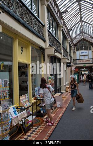 Die Clifton Arcade in Bristol Stockfoto