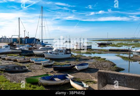 Boote in Old Leigh, Leigh on Sea Stockfoto
