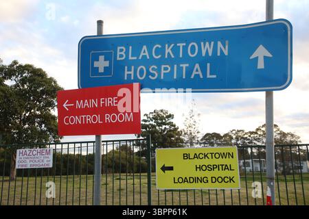 Sydney, NSW, Australien. Juli 2025. Blacktown Hospital. Quelle: Richard Milnes/Alamy Stockfoto