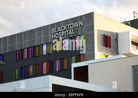 Sydney, NSW, Australien. Juli 2025. Blacktown Hospital. Quelle: Richard Milnes/Alamy Stockfoto