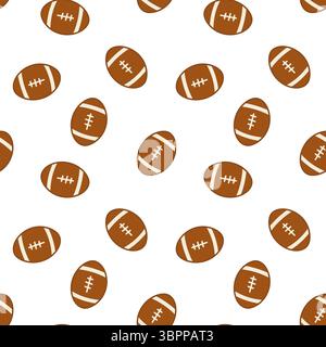Muster der Fußbälle auf weißem Hintergrund Stock Vektor
