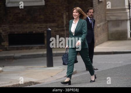 London, Großbritannien. Juli 2025. Rachel Reeves, die Kanzlerin des Finanzministeriums, wird in die Downing Street zurückkehren. Quelle: Justin Ng/Alamy Live News. Stockfoto