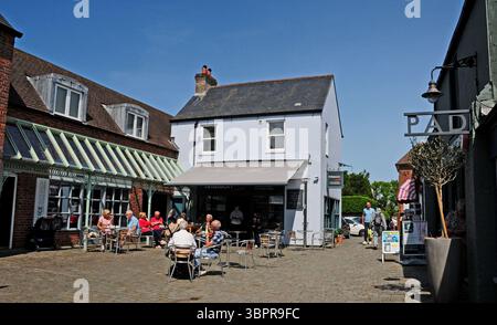 The Angel Courtyard, Lymington. Stockfoto