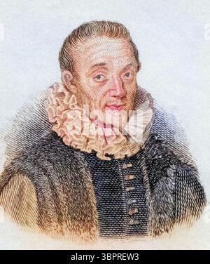 Jacques-Auguste de Thou (geb. 8. Oktober 1553 in Paris. 7. Mai 1617 in Paris) war ein französischer Geschichtsschreiber und Staatsmann Stockfoto