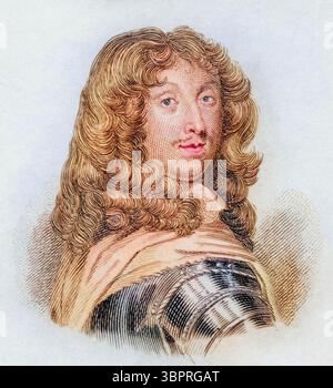 Francois VI. De La Rochefoucauld, (geb. 15. September 1613 in Paris. 17. März 1680 ebenda) war ein zeitweise politisch aktiver französischer Adeliger und Militär, der aber vor allem als Literat in die Geschichte eingegangen ist Stockfoto