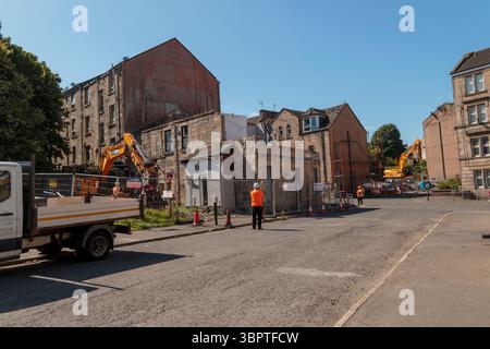 Abriss Paisley Well, 8. Juli 2025 Stockfoto