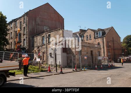 Abriss Paisley Well, 8. Juli 2025 Stockfoto