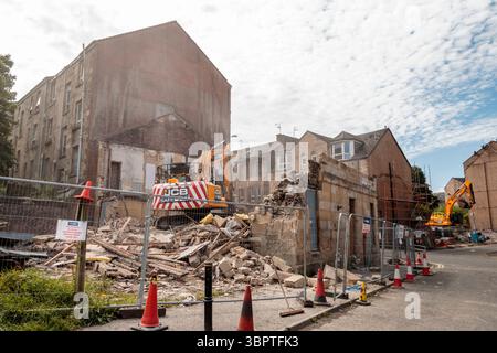 Abriss Paisley Well, 8. Juli 2025 Stockfoto