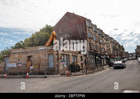 Abriss Paisley Well, 8. Juli 2025 Stockfoto