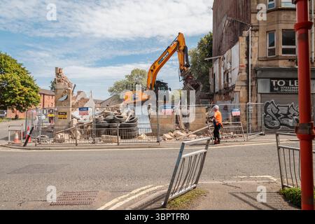 Abriss Paisley Well, 8. Juli 2025 Stockfoto