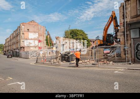 Abriss Paisley Well, 8. Juli 2025 Stockfoto