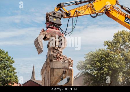 Abriss Paisley Well, 8. Juli 2025 Stockfoto