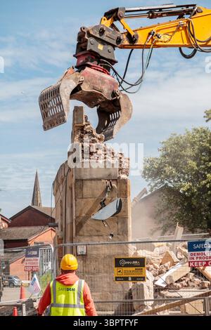 Abriss Paisley Well, 8. Juli 2025 Stockfoto