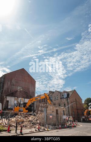 Abriss Paisley Well, 8. Juli 2025 Stockfoto