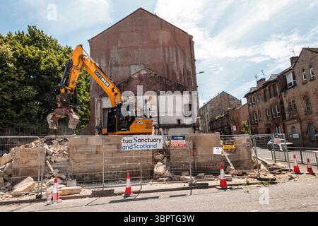 Abriss Paisley Well, 8. Juli 2025 Stockfoto