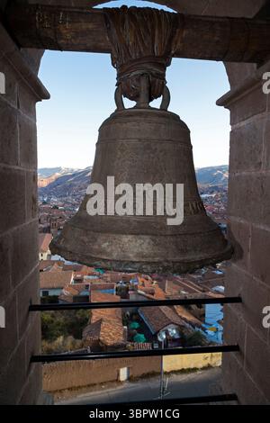 Blick von der Kirche San Cristobal, Cusco, Perú Stockfoto