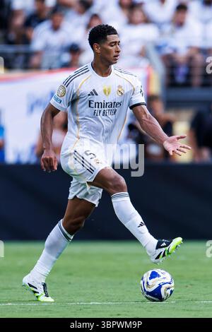 New Jersey - 9. Juli: Jude Bellingham von Real Madrid CF im Halbfinalspiel der FIFA Club-Weltmeisterschaft 2025 zwischen Paris Saint-Germain und Stockfoto