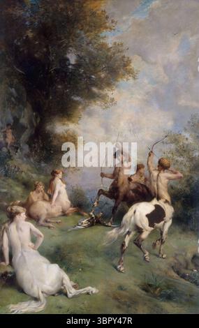 Eugène Fromentin - Centaures - PPP2517 - Musée des Beaux-Arts de la ville de Paris Centaurs - Stockfoto