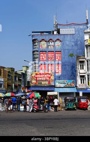 Straßenmarkt im Stadtzentrum von Colombo, Sri Lanka Stockfoto