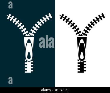 Zipper Vektor-Illustration Stock Vektor