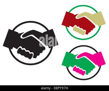 Handshake Vector Design Stock Vektor