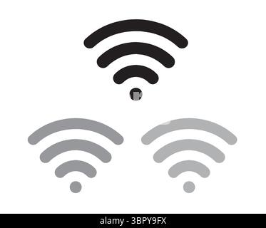 Wlan-Vektor-Symbol-Design Stock Vektor