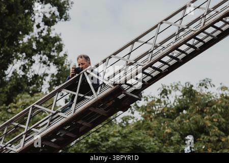 2025 Tour de France Bildnachweis: PelotonPix / Dave Dodge Photography Stockfoto