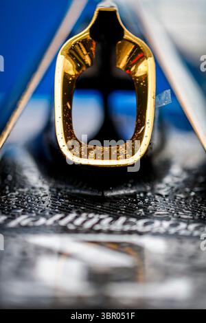 Berlin, Allemagne. Juli 2025. Atmosphäre Track Ambiente während des Berliner ePrix, 13. Und 15. Runde der ABB FIA Formel E Weltmeisterschaft 2024-25, auf dem Tempelhof Airport Street Circuit vom 11. Bis 13. Juli 2025 in Berlin - Foto Paulo Maria/DPPI Credit: DPPI Media/Alamy Live News Stockfoto