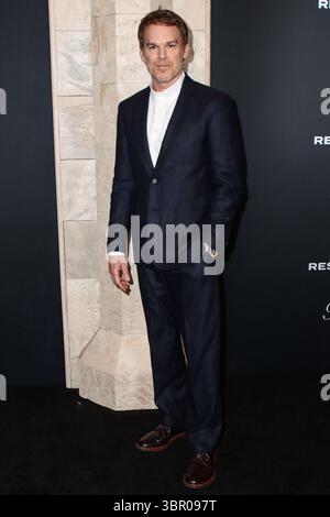 New York City, Usa. Juli 2025. MANHATTAN, NEW YORK CITY, NEW YORK, USA - 9. JULI: Der amerikanische Schauspieler und Musiker Michael C. Hall kommt am 9. JULI 2025 zur Weltpremiere von Paramount and Showtime's „Dexter: Resurrection“ Staffel 1 in der Alice Tully Hall im Lincoln Center for the Performing Arts in Manhattan, New York City, New York, USA. ( Quelle: Image Press Agency/Alamy Live News Stockfoto