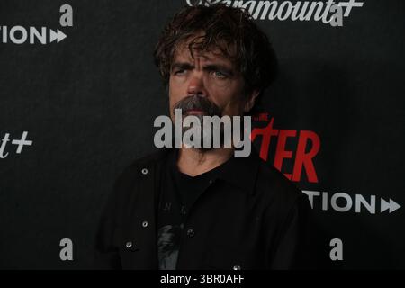 Peter Dinklage nimmt am 9. Juli 2025 an Showtime und Paramount+'s Fernsehserie Dexter: Resurrection in der Alice Tully Hall in New York Teil Stockfoto