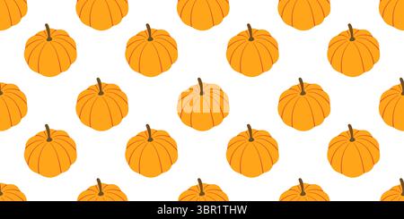 Vektordesign mit Kürbismuster im Herbst Stock Vektor