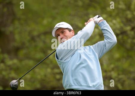 020510/THE BELFRY, UK/PHOTO MARK NEWCOMBE/BENSON & HEDGES INTERNATIONAL OPEN STEVE WEBSTER (ENGLAND) BENSON & HEDGES INTERNATIONAL OPEN IM BELFRY SUTTON COLDFIELD UK 2002 Stockfoto