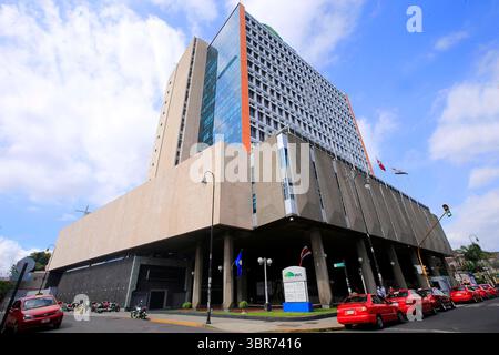 August 2017: 03.08.19. San JosÃÂ Centro. Fachada del Instituto Nacional de Seguros (INS). Foto: Rafael Pacheco (Foto: © Rafael Pacheco Granados/La Nacion Via ZUMA Press) Stockfoto