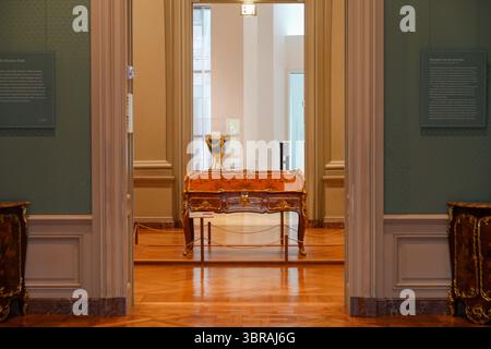 Neoklassizistischer Salon in Getty Galleries Stockfoto
