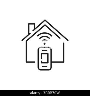 Smart Home-Symbol Stock Vektor
