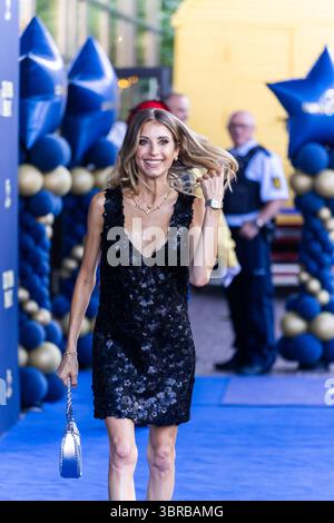 Rost, Deutschland. Juli 2025. Catherine „Cathy“ Hummels nimmt an einer Gala Teil, um das 50-jährige Bestehen des Europa-Parks zu feiern. Der Park in Südbaden wurde am 12. Juli 1975 eröffnet. Quelle: Philipp von Ditfurth/dpa/Alamy Live News Stockfoto